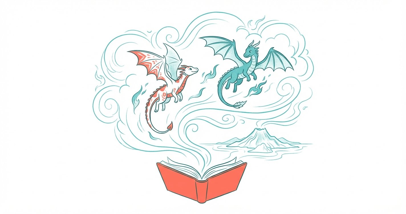 Wings of Fire series guide header illustration